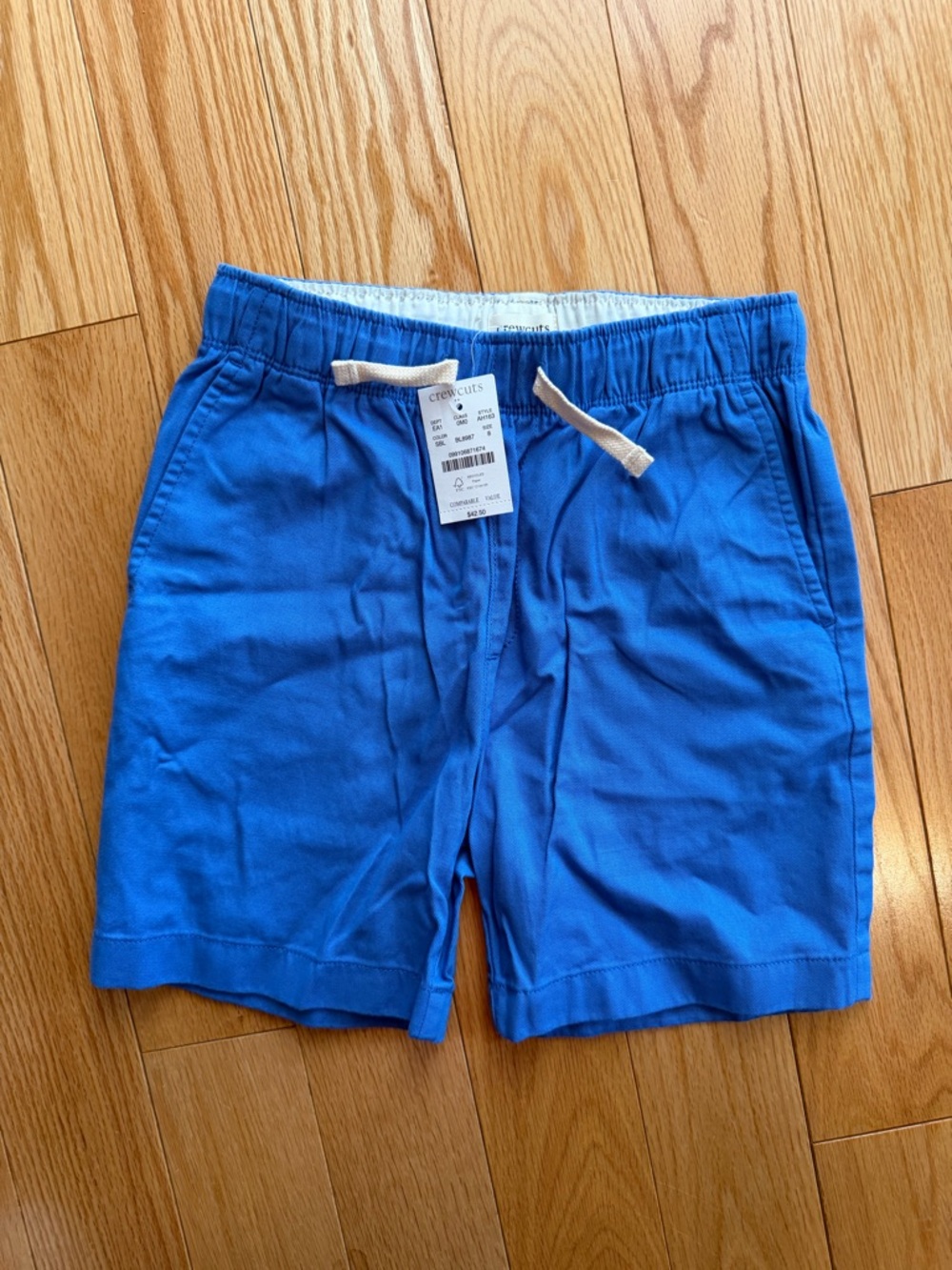 Crewcuts Bright Blue Drawstring Shorts